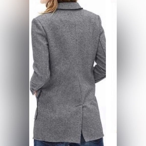 NWT Banana Republic Wool Blend Textured Boyfriend Blazer Sz 8P - Picture 4 of 14
